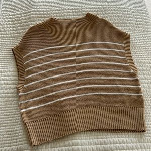 Anthropologie Mauve Sweater Vest